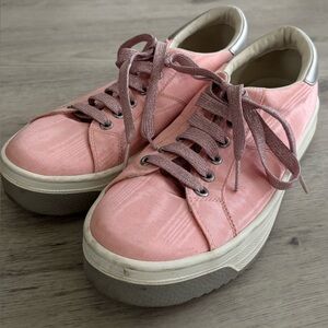 Marc Jacobs Pink and Silver Women's Sneakers